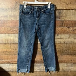 Mossimo Blue Jeans Mid Rise Straight Denim 2r 28